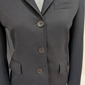 Theory Blazer Size 4 Black with pockets